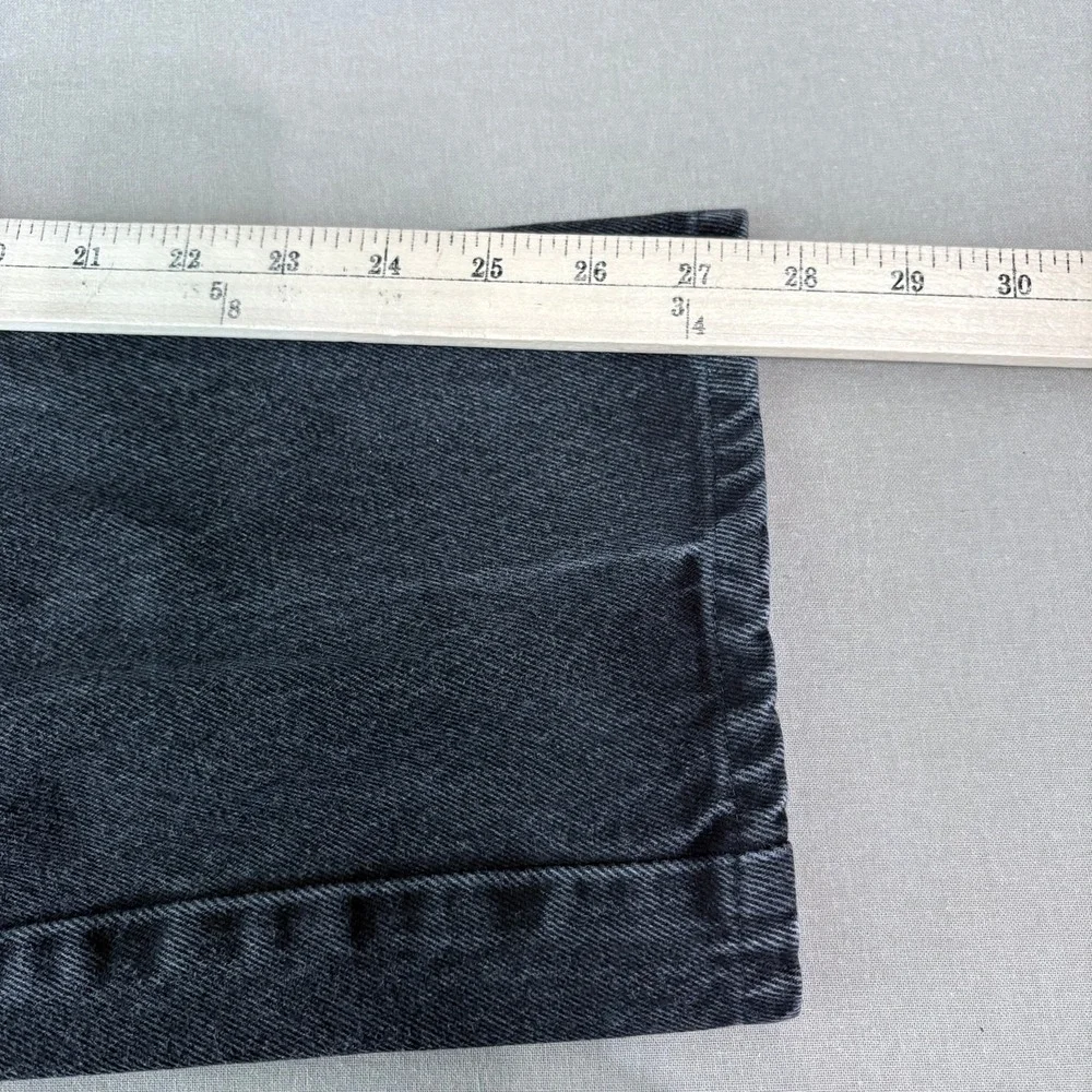 Levi's 505 Jeans Mens Size 31X30 Black Denim Straight Regular Fit Pockets Casual